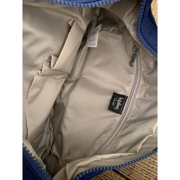 NWT Kipling HB6628 Alenya Crossbody Shoulder Bag Purse Polyamide Ink Blue Tonal - Picture 4 of 6